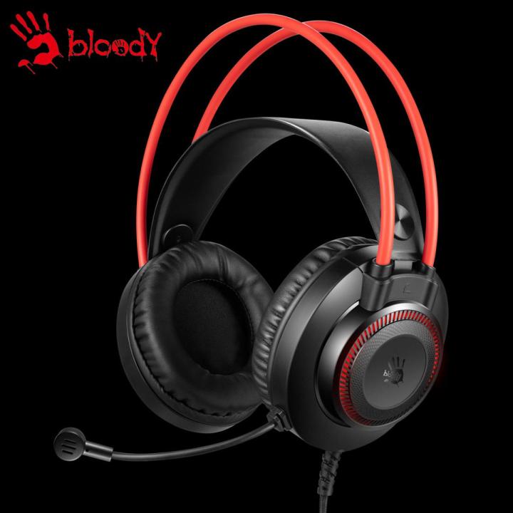 Bloody G200 Gaming Headset - 7 Color Light - Mobile / Xbox / PS4 & 5 / Switch / PC / Laptop