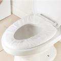 10 Pcs/Set Elastic Disposable Toilet Seat Cover Mat Non-woven Fabric Toilet Paper Pad For Travel/Camping/Bathroom Accessiories. 
