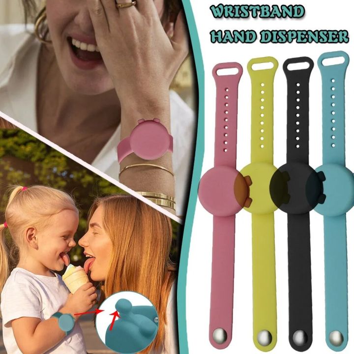 Fashion Wristband Hand This Wearable Hand Sanitizer Dispenser wristbands Wearable liquid bracelet Outdoor Wrist wrap Wristbands