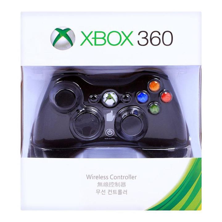 Xbox 360 wireless controller black online
