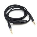 For HyperX Cloud/Cloud Alpha 1.5m 3.5mm Headphone Audio Cable Male to Male Cord Line Replacement with Tuning Gaming Headset. 