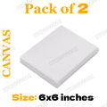 2 Canvas 6x6 - 6 X 6 Inches Primed Canvas Boards For Painting - Canvas - 6x6 Canvas -. 