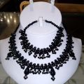 A handmade new design black jewellery for girls. 