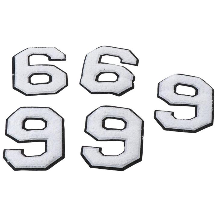 5%20Pieces%20Chenille%20White%20Chenille%20Numbers%209%20Patches%20DIY%20Clothes%209%20shape%204.49x%203.19%20inch%20Large%20Size%20Clothing%20Iron-on%20Embroidered%20Patch%20Sew%20on/Iron%20on%20Patches%20Hats%20-%20Image%203