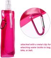 Collapsible Water Bottle Reusable Drinking Water Bottle with Clip for Biking, Hiking Travel, 6 Colors. 