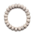 Pack of 2 Pcs Set - White Dotted Beads and Black Bead Hand Bracelet For Girls and Women. 