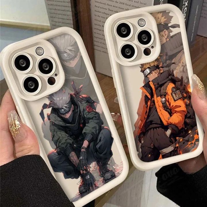 Phone Case For Xiaomi Redmi Note 13 Pro 5G 12 4G 8 9 10 11 12 13 Pro Plus 12S 11S 9S Redmi 13 12 13C 10C 12C 9A 9C 9T Phone Casing Naruto Hatake Kakashi Anime Matte