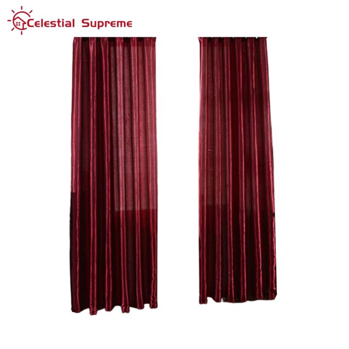 Window Curtain Solid Color Pattern Room Darkening Window Curtain