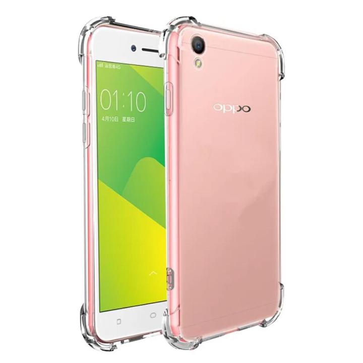 Oppo A37 Soft Silicone Back Cover TPU Transparent Case With Camera Protection
