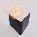 Fire Wallet Magic with FREE Fluid Bottle | High Quality Professional Grade | PU Leather Flame Magic Trick Wallet For Men For Women | By Dotbox. 