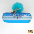 unicorn pencil Faux Pom Pom case pencil case Creative school supplies stationery | Cute stationary items for girls. 