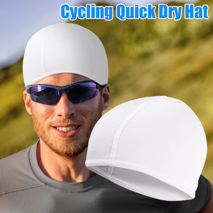 1pcs Cycling Quick Drying Small Cloth Hat Motorcycle Helmet Inner Caps ...