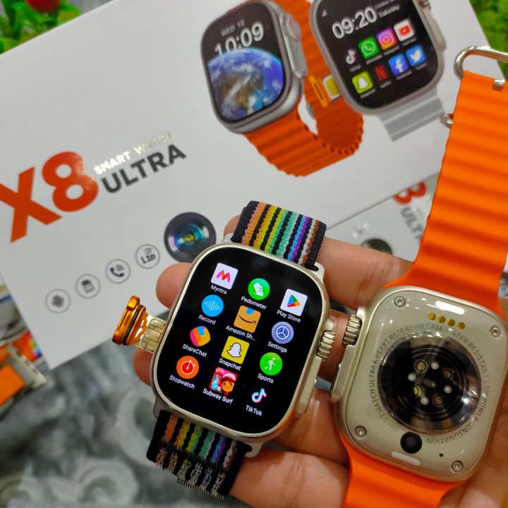 X8 Ultra 4G Smartwatch: Make Calls, Capture Photos & Track Fitness with 2GB/16GB