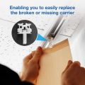Vertical Blind Repair Carrier with Stem Vertical Blinds Repair Kit White Blinds Replacement Parts 40Pcs. 