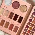 Julystar  New Fashionable Book Palette Makeup Eyeshadow Palette Pearlescent Matte Highlight Powder Blusher Contour makeup palette kit for girls and for women. 