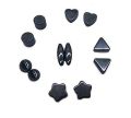 Buzzing Magnet Set Toys Pack of 02/ 06/ 12 Pcs Heart, Egg, Oval, Triangle, Ball, Star Round Shape Magnets. 