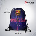Traverse  Messi Drawstring Bags For Girls / Bags For Kids / Bags For Boys with quality strings- Digitally printed by on strong polyester fabric Bags hand bag for girls bags for girls. 