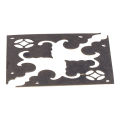 10Set Antique Flat‑Angle Edge Guard Triangular Wood Box Corner Protector Cove WI. 
