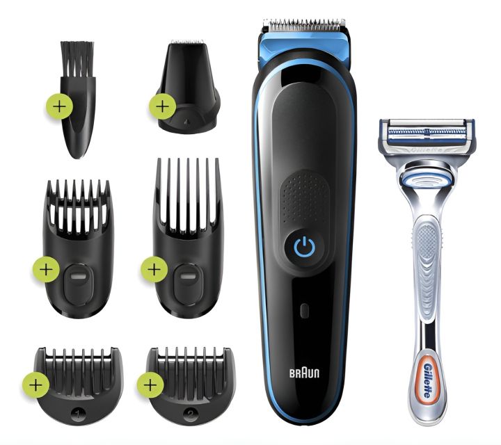 Braun 7-in-1 Styling Kit All-in-one trimmer 3 MGK3242, black