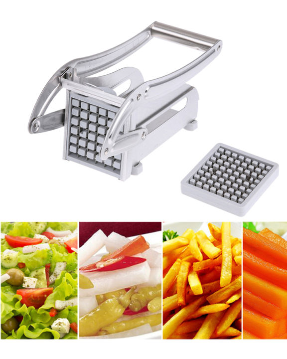 Stainless Steel Potato French Fries Cutter Maker Machine for Kitchen Potato Chips Slicer - chips cutter machine - fries cutter machine - potato chips machine - finger chips machine - finger fries chips maker machine