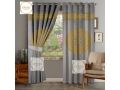 2pcs Window Curtains Embroided Luxury Export Velvet Curtains 8x4.6" (SINGLE PCS size). 