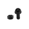 150Pcs M2 M2.5 M3 M4 M5 Nylon Hex Screw Bolt Assortment Kit Black. 