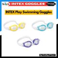 INTEX Play Swimming Goggles 55602 - Intex Swimming Goggles Age 3-8years - Comfortable Swim Goggles for Ages 3-8 with Adjustable Strap & adjustable nose bridge  - Fun, Durable, and Perfect for Kids - Intex Kids' Swim Goggles – Safe, Durable, and Adjustable. 