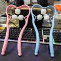 【VA VA VOOM】3-ball Rolling Massager Manual Neck Kneading Massage Tool 3D Ball Rolling Massage Clip Home Pain Relief Massager. 