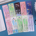 Mysteriously Disappearing Cute Invisible Marker Gel Pen Led UV Lamp Invisible Ballpoint Pen Double Head With Small Light 1Set. 