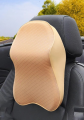 Car Seat Headrest Neck Rest Cushion - Ergonomic Car Neck Pillow Durable 100% Pure Memory Foam Carseat Neck Support - Comfty Car Seat Back Pillows for Neck/Back Pain Relief (Black 2pcs). 