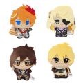 SAKURA 10cm Game Genshin Impact Plush Doll Keychain Venti Albedo Xiao Raiden Shogun Tartaglia Kazuha Stuffed Pendant Toy Beadchain Gift. 