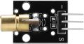 3 Pin 650nm 5V Laser Transmitter Sensor Module Board KY-008 Dot Diode Copper Head Sensor Module Diode Laser Mini laser head for Arduino Raspberry Pi Laser. 