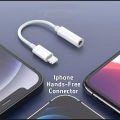 High Quality Original Aux Audio Converter Lightning To 3.5 mm Handsfree Adapter for iPhone | Compatible Iphone 8 Pin to HeadPhone Jack Adaptor Connector | Shafaq Traders. 