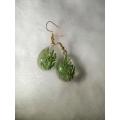 resin earrings. 