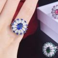 Top Quality Luxury Gift Zircon Rings For Women. 