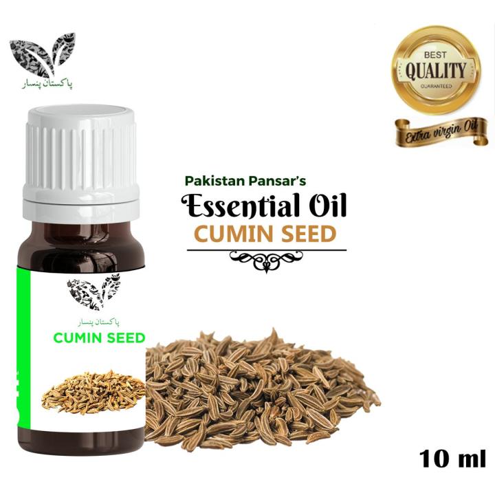 Cumin Seed Aromatherapy Essential Oil -10 ml – Pakistan Pansar Cumin Seed Aromatherapy Essential Oil 100% Pure & Natural – Undiluted
