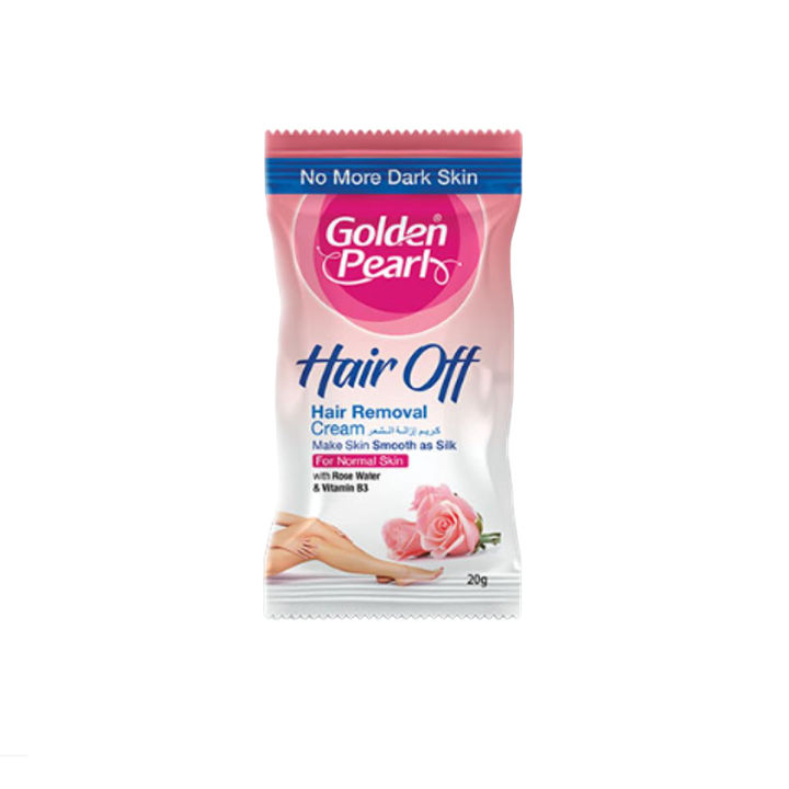 Golden Pearl Hair Off – Hair Removal Cream – Rose 20g