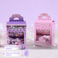10Roll/Box Sanrio Kuromi Cinnamoroll Meloyd Tape Sticker Cute Cartoon Hello Kitty Handbook DIY Hot Stamping Stickers Kids Toys Qingyue. 