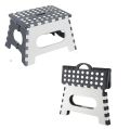 Folding Step Stool Heavy Duty - 9 inch Foldable Stepping Stool for Kids Adults, Kitchen Plastic Step Stool. 
