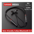 LENOVO HE05X 2 BLUETOOTH 5.0 EARPHONES HIFI MAGNETIC NECKBAND HEADSET. 