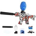 M416 Electric Ball Blaster Toy Mini Super Strong Power Electric Gel Blaster Gun Toy Outdoor Team Game Automatic Water Bomb Electric Shooting Toy Fortnite Pubg Graffitti Skin Rechargeable With Accessories - Summer Holidays, Pool Party Perfect Gift For Boys. 
