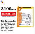 Huawei Y6-2 , G8 , 5X Battery Replacement HB396481ECW Battery with 3000mAh Capacity-Silver. 