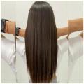 Brown Hair Extension Natural Brown 5 Clips In Full Volume 30 Long Straight Hair Extension - Natural Color - Perfect Match For All Hair Types. 