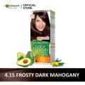 Garnier Color Naturals - 4.15 Frosty Dark Mahogany Hair Color. 