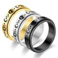 Men Circlet Exquisite Moon Star d Ring Ring. 