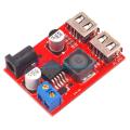 LM2596 Dual USB DC-DC 9V 12V 24V 36V to 5V 3A Step Down Buck Converter Board Car Charger Solar Power Supply Module. 