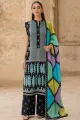 Kleren 3 Piece Unstitched or Stitched Digital Printed Lawn Suit for Women with Digital Printed Lawn Shirt, Digital Printed Cotton Trouser and Digital Printed Chiffon Dupatta - Summer Collection 2026 - Design code : Hermosa H-12. 