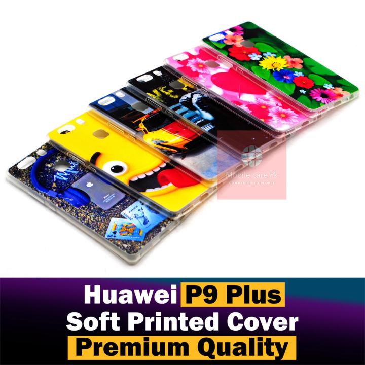 Huawei P9 Plus Back Cover Multicolour Soft Silicon Printed Case For P9 Plus
