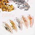 Gold Leaf Flakes Gold Foil Painting Art Nail Decor Foil Paper Resin Mold Filling. 