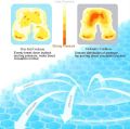 Silicon Gel Cushion Sitter Seat Cushion with Non-Slip Cover Breathable Honeycomb Design Absorbs Pressure. 